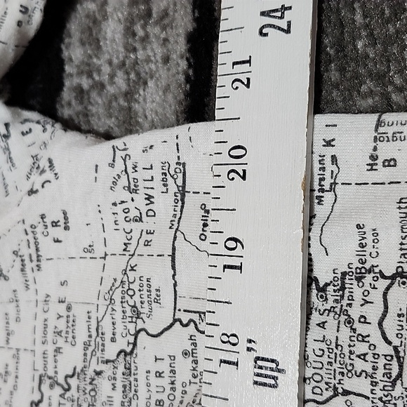 VINTAGE NEBRASKA ALL-OVER STATE MAP CREW-NECK GRAPHIC TEE-SHIRT UNISEX LARGE - Picture 7 of 14